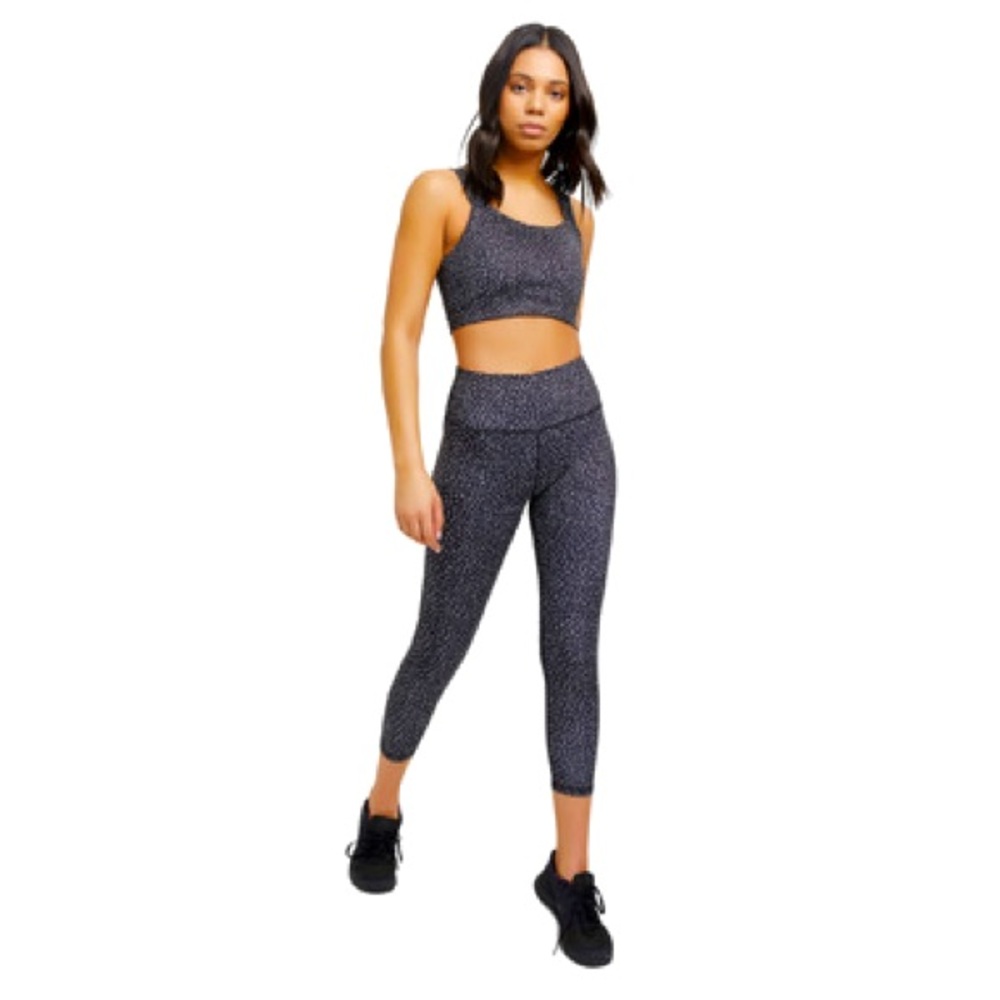 Anthropologie x AllFenix Dalmatian Dot Athletic Set